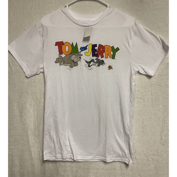 Tom & Jerry Tshirt Unisex Size M Vintage NWT - Picture 1 of 4
